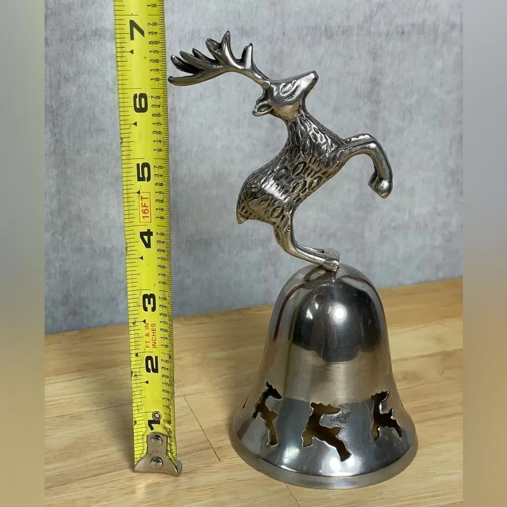 Vintage 1996 Silver Plated Christmas Bell from The International Silver Company